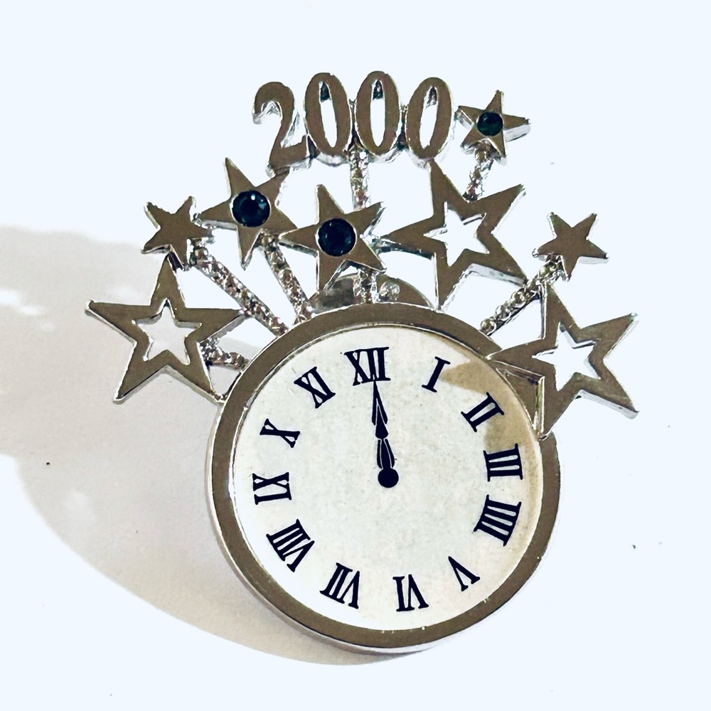Vintage Y2K 2000 Starburst Pin, Vintage, Jewelry